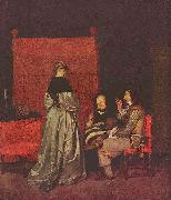 George Dance the Younger Paternal Admonition oil painting